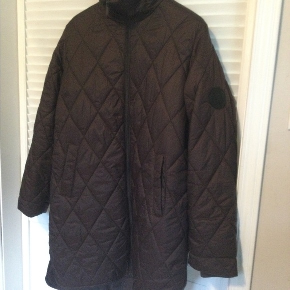 Kaffe KAlorelia Puffer Coat, Size 40, Dark Brown - Picture 4 of 8